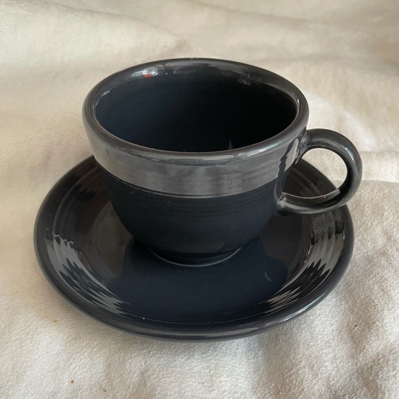 Fiestaware Teacup & Saucer - Picture 1 of 5